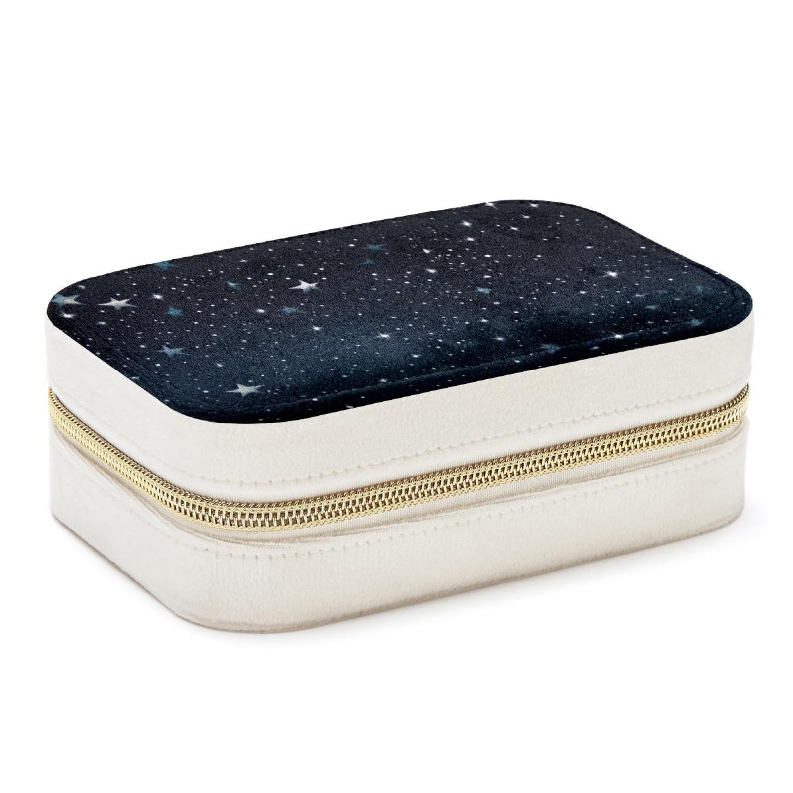 Boîte à bijoux pour femmes et filles cadeau compact ciel étoilé