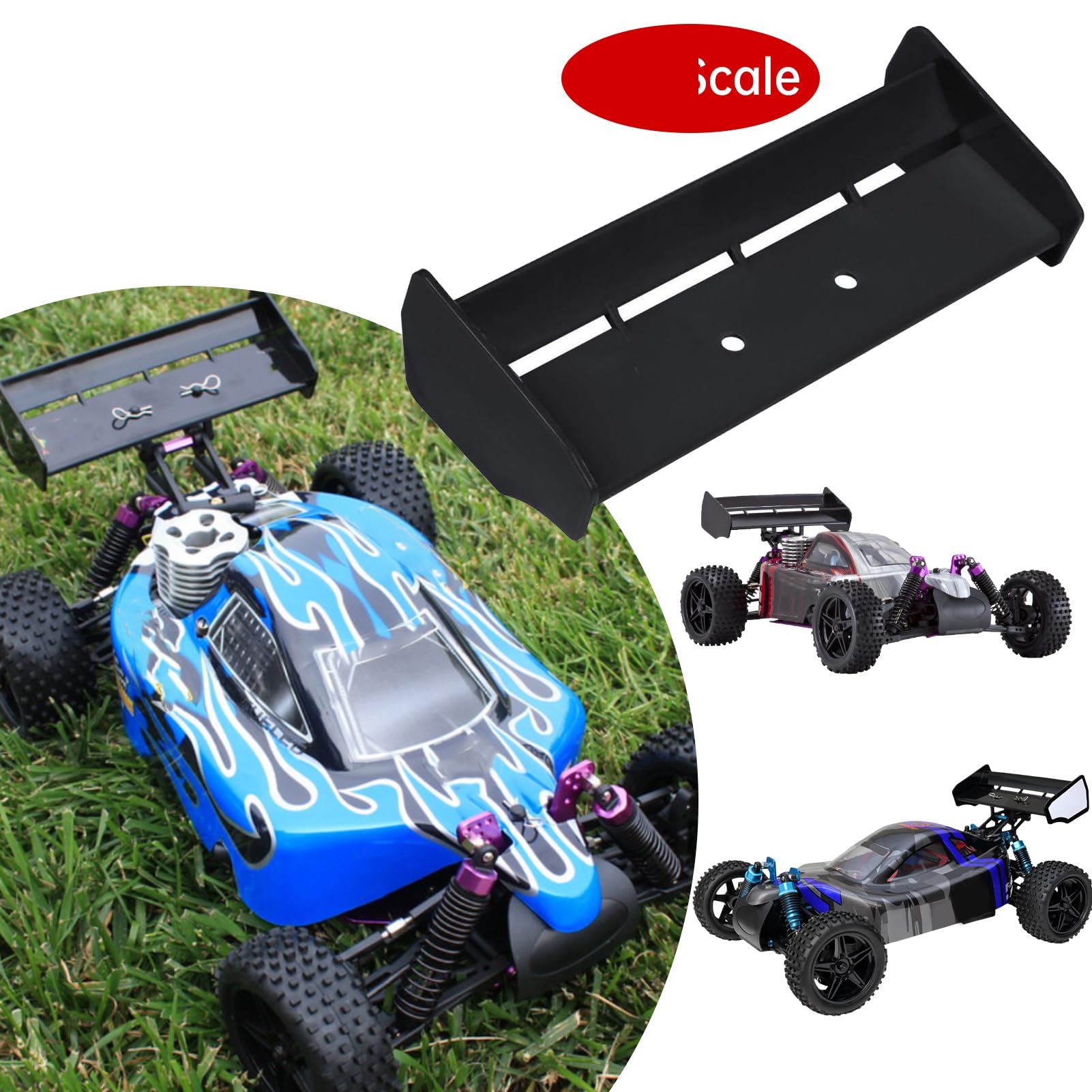 Amazon.com: HobbyPark RC Car Wing Body Spoiler,High Down Force for