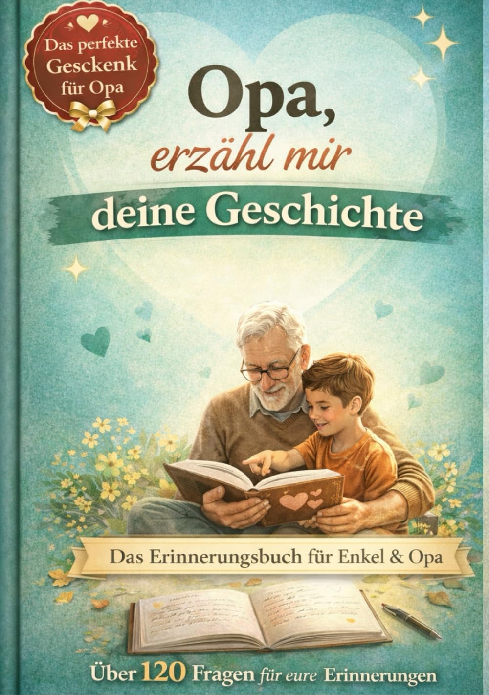 Opa, erzähl mal...damit keine Geschichte verloren geht.: Das Geschenkbuch für Opa | 150 Seiten Erinnerungen | Das Erinnerungsbuch zum Selbstausfüllen ... | Opas ganz persönliche Biografie