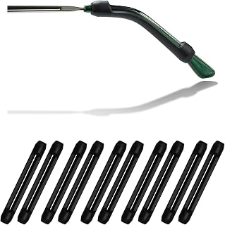 YR Soft Silicone Eyeglasses Temple Tips Sleeve Retainer, Anti-Slip Elastic Comfort Glasses Retainers For Spectacle Sunglasses Reading Glasses, 5 pairs - Black