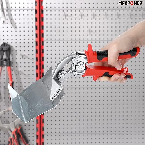 Miniatura 6 de MAXPOWER Dobladora de chapa de metal, dobladora de metal de 3 pulgadas con compensación, dobladora de chapa de mano para doblar y aplanar metal,