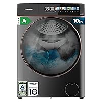Cecotec Lavatrice 8Kg Carica Frontale Bolero DressCode 8900 Inverter FullColor Steel