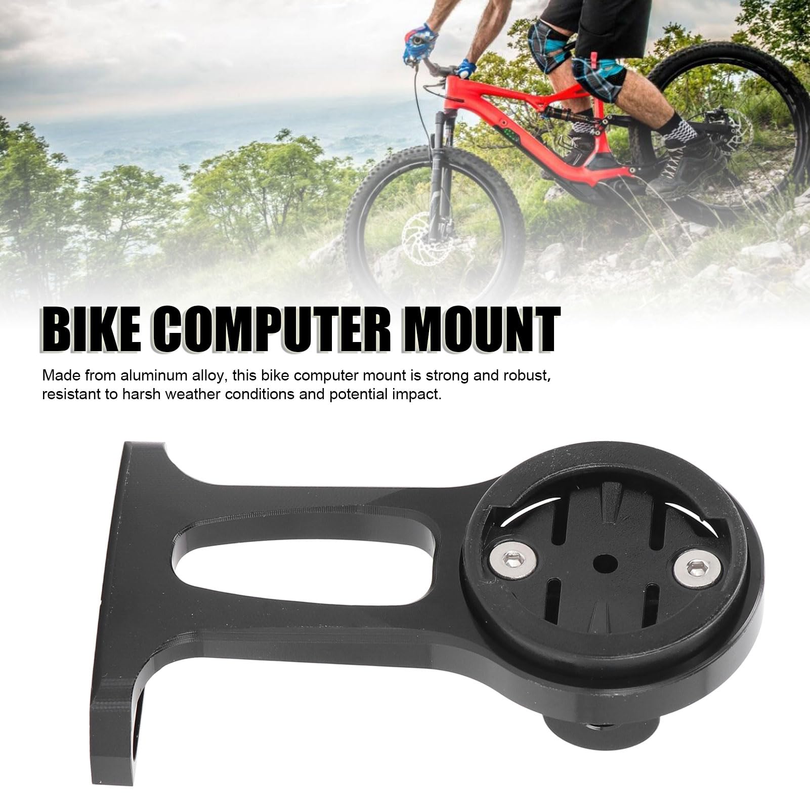 Culnflun Bike Computer Mount Aluminum Alloy Multifunction Mountain Bike Extended Out Front Computer Mount