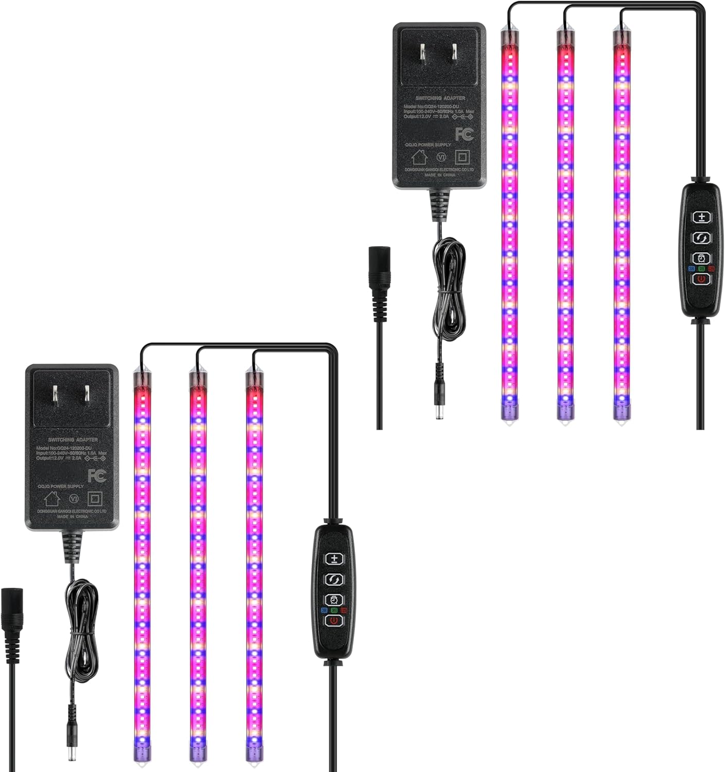 iPower 2Pack 40W LED Grow Lights with Full Spectrum Plant