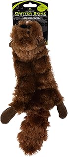 Hyper Pet Critter Skinz Beaver Super Squeaker Plush Dog Toy, Large