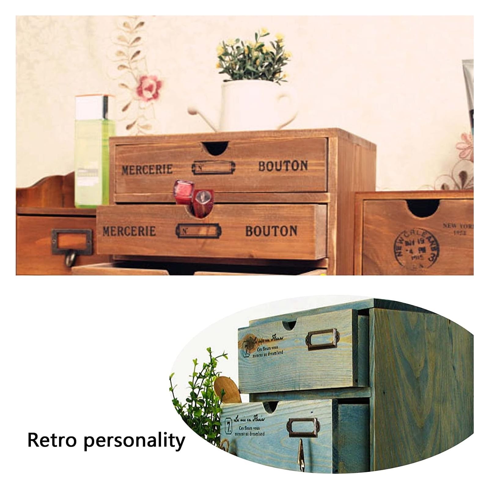 Amazon.co.jp: 12 個アンティーク金属ラベルプルフレームハンドル 