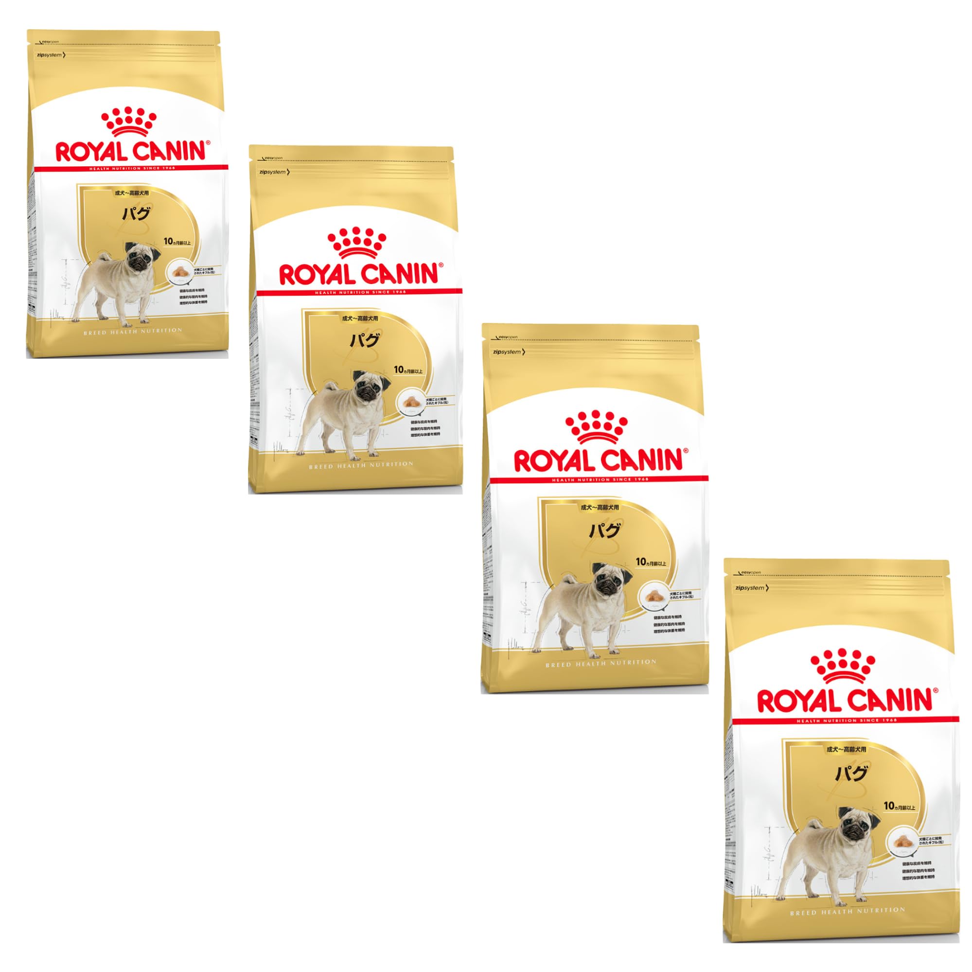 Amazon.co.jp: ロイヤルカナン bhn パグ 成犬・高齢犬用 1.5kg×4個