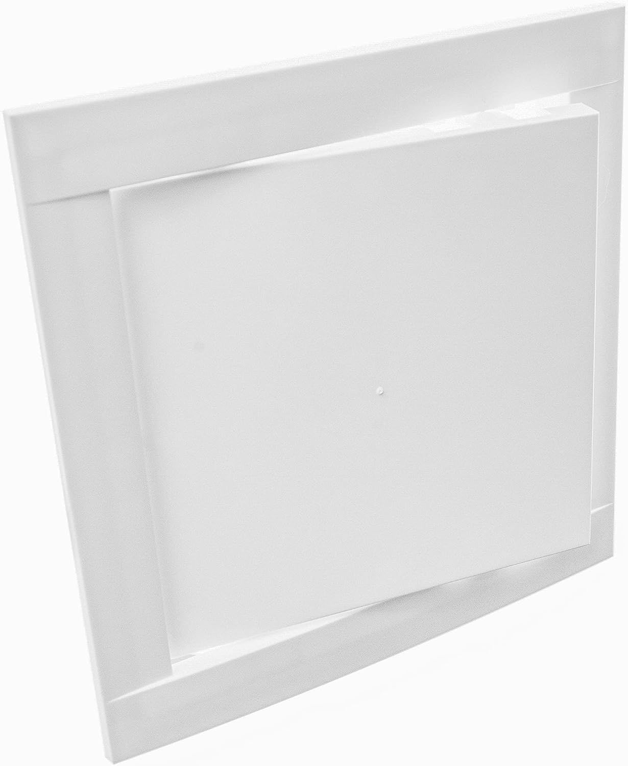 White Plastic Access Panel. Service Shaft Door Panel