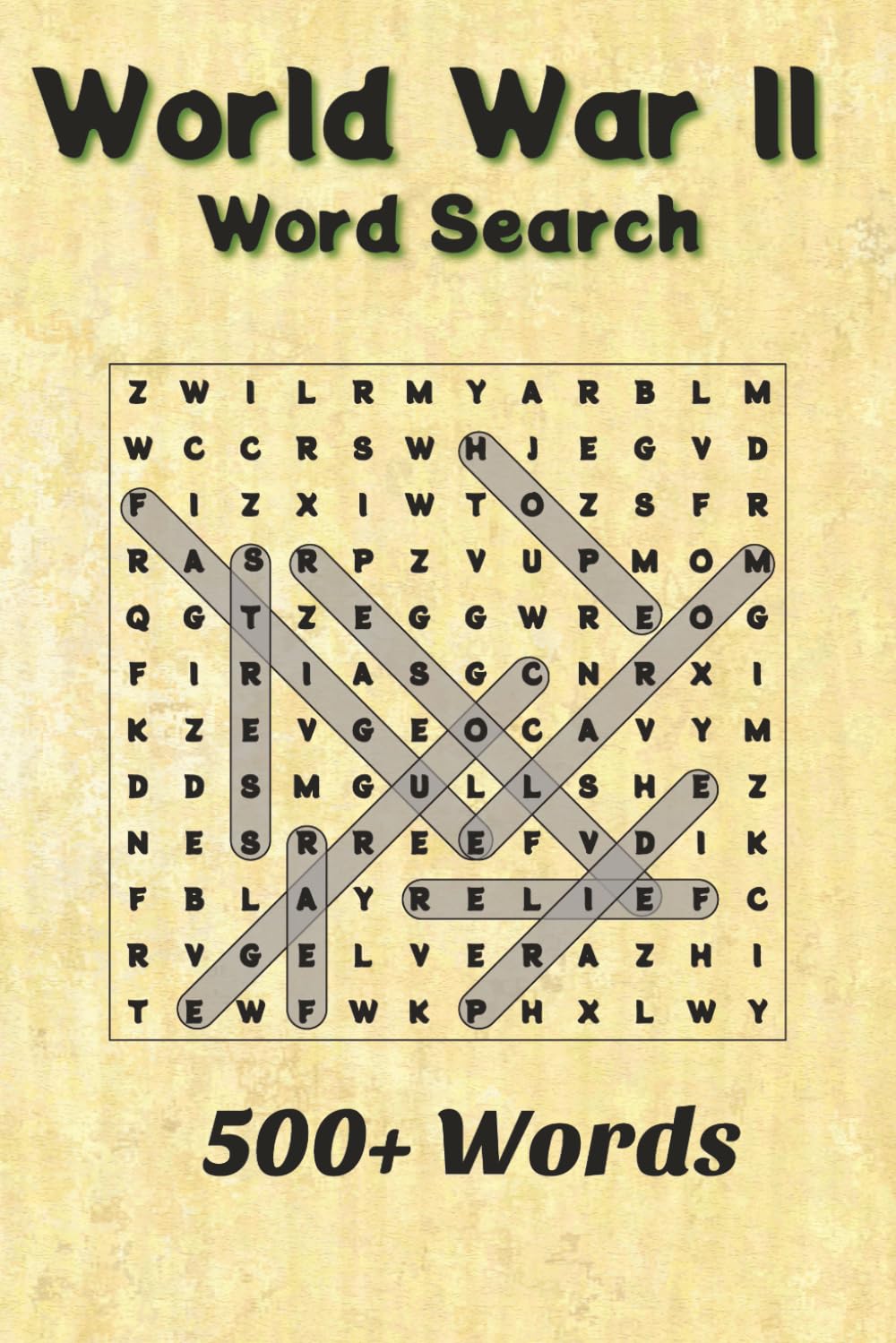 World War II Word Search: 500+ Words | Historical Vocabulary | Challenging & Educational Puzzles