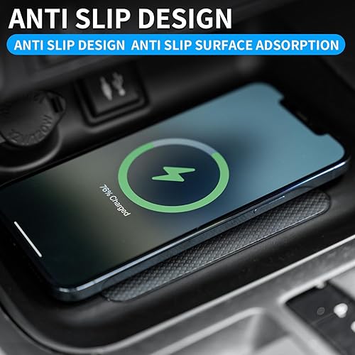 Miniatura 3 de Xipoo Bandeja de carga inalámbrica para Toyota Corolla 2019-2023, consola central, carga magnética, almohadilla de carga inalámbrica para teléfono