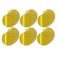 Vista 151 de Adhesivos reflectantes reflectantes de 1 pulgada de diámetro, reflector, impermeable, cinta adhesiva de advertencia de alta visibilidad