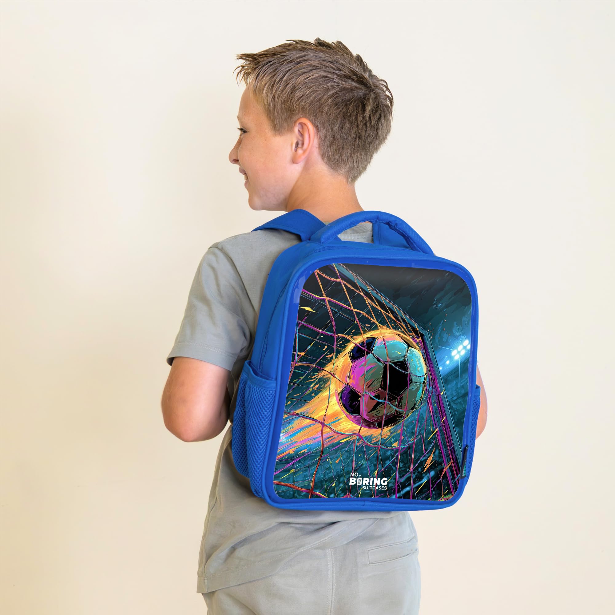 NoBoringSuitcases© Mochila Infantil Mochilas Escolares Negro Morral | 8L - Preescolar Bebe De Guardería Adolescente Pequeña Bolsa Colorido Unisex Backpack