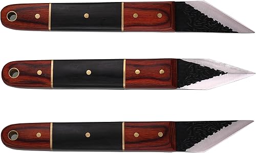 Cuchillo de marcado de 3 piezas dentro de caja de estaño, calibre de marcado para carpintería, herramienta de carpintería premium con hoja afilada