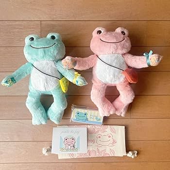 かえるのピクルス　ミント　ポケピク かえるのピクルス ポケピク ミント ぬいぐるみ