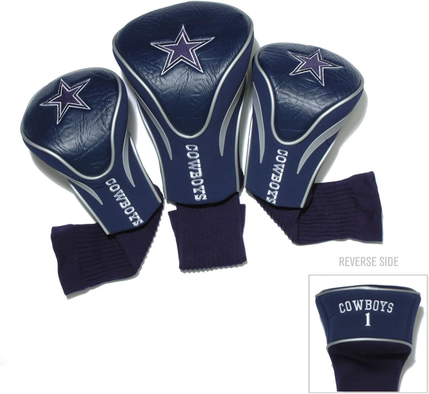 Team GolfNFL 3 Pack Contour Fit Headcover