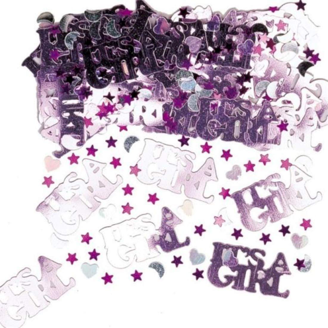 amscan 9900851 Confetti Its a Girl 14g met