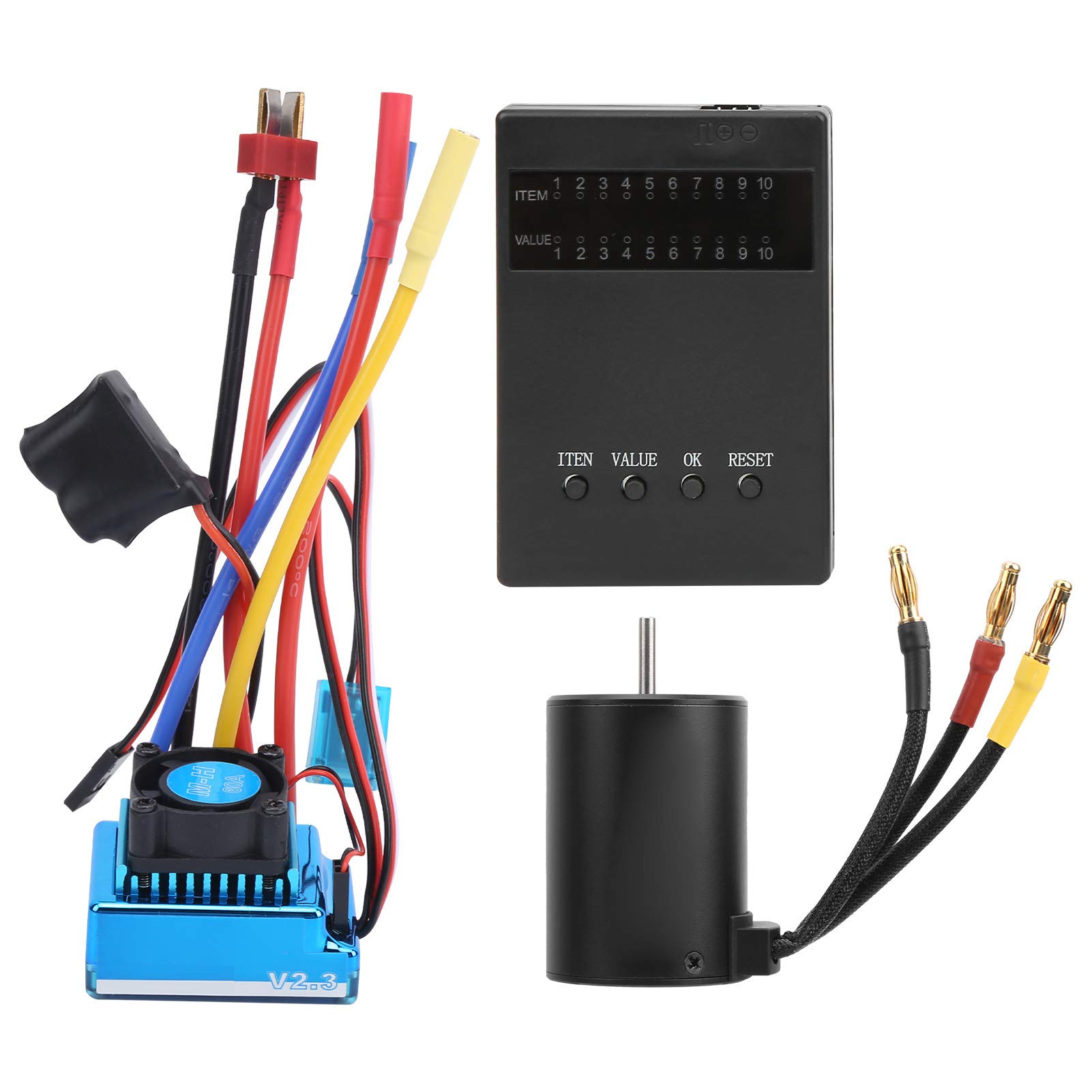 Changor Silnik Bezszczotkowy 2300KV Wodoodporny 60A ESC Kompletny Zestaw do