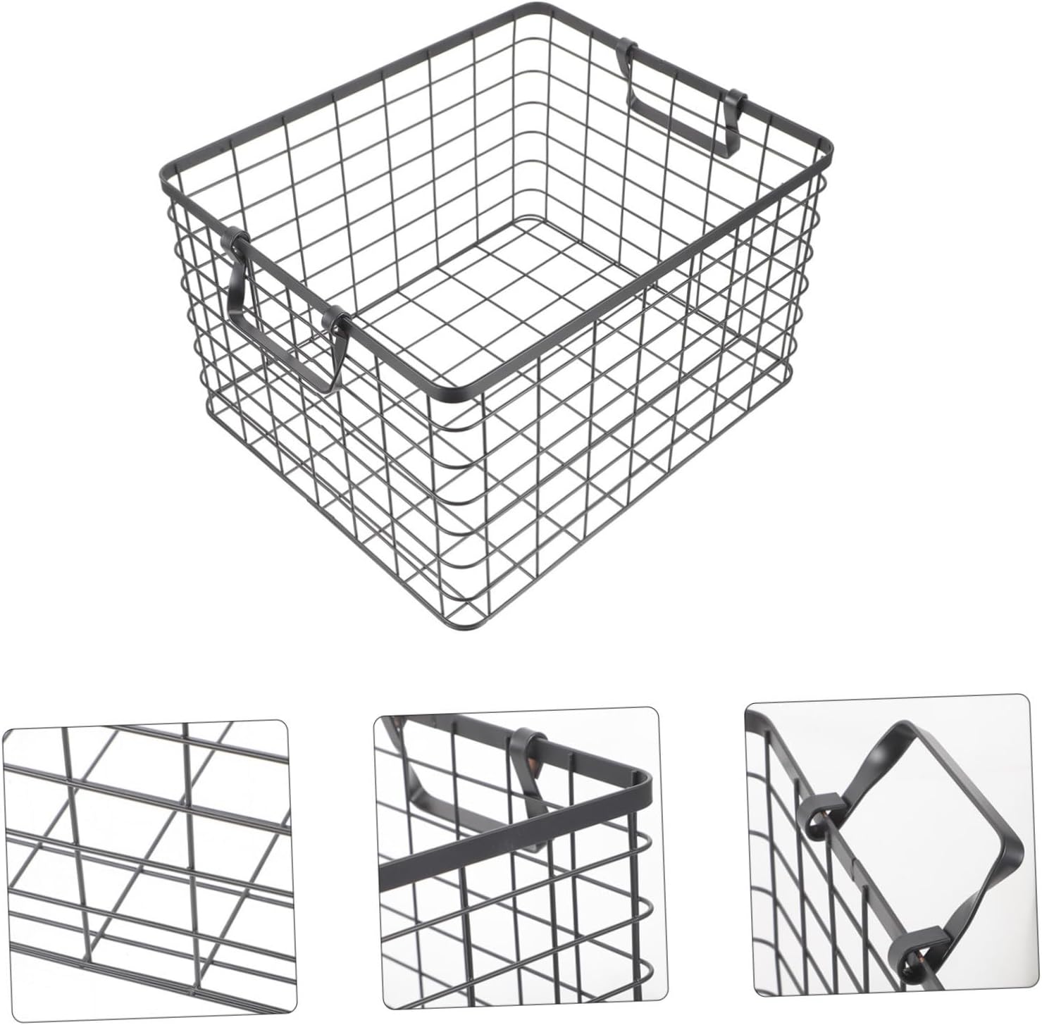 Firewood Basket Carrier Wrought Log Holder for Use Sturdy Storage for Firewood Lightweight and Portable Design Rustic Home Barbecue Accessory