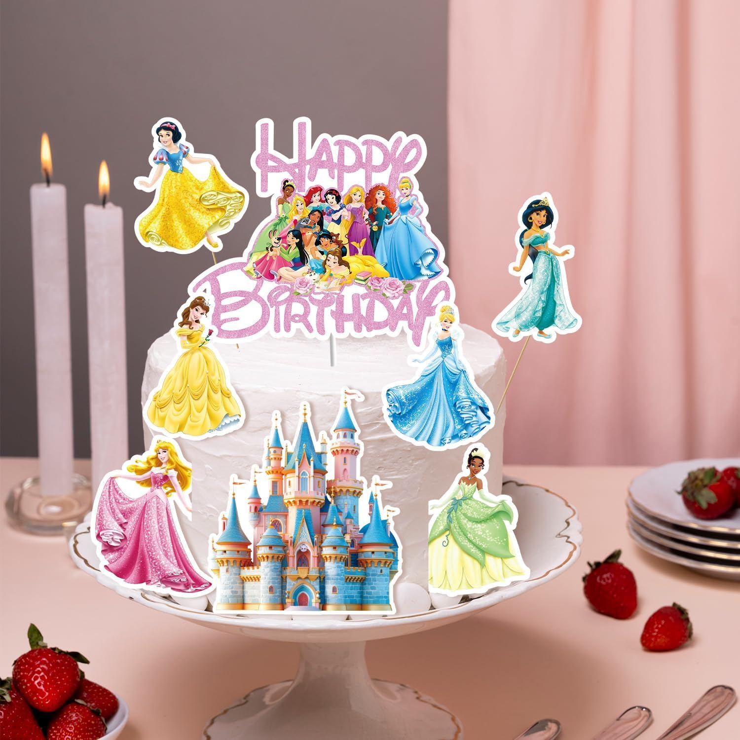 Gâteau D'anniversaire Icône Dessin Animé Vecteur Crème Topper Couche De Gâteau D'anniversaire Icône Dessin Animé Vecteur Crème Topper Couche De