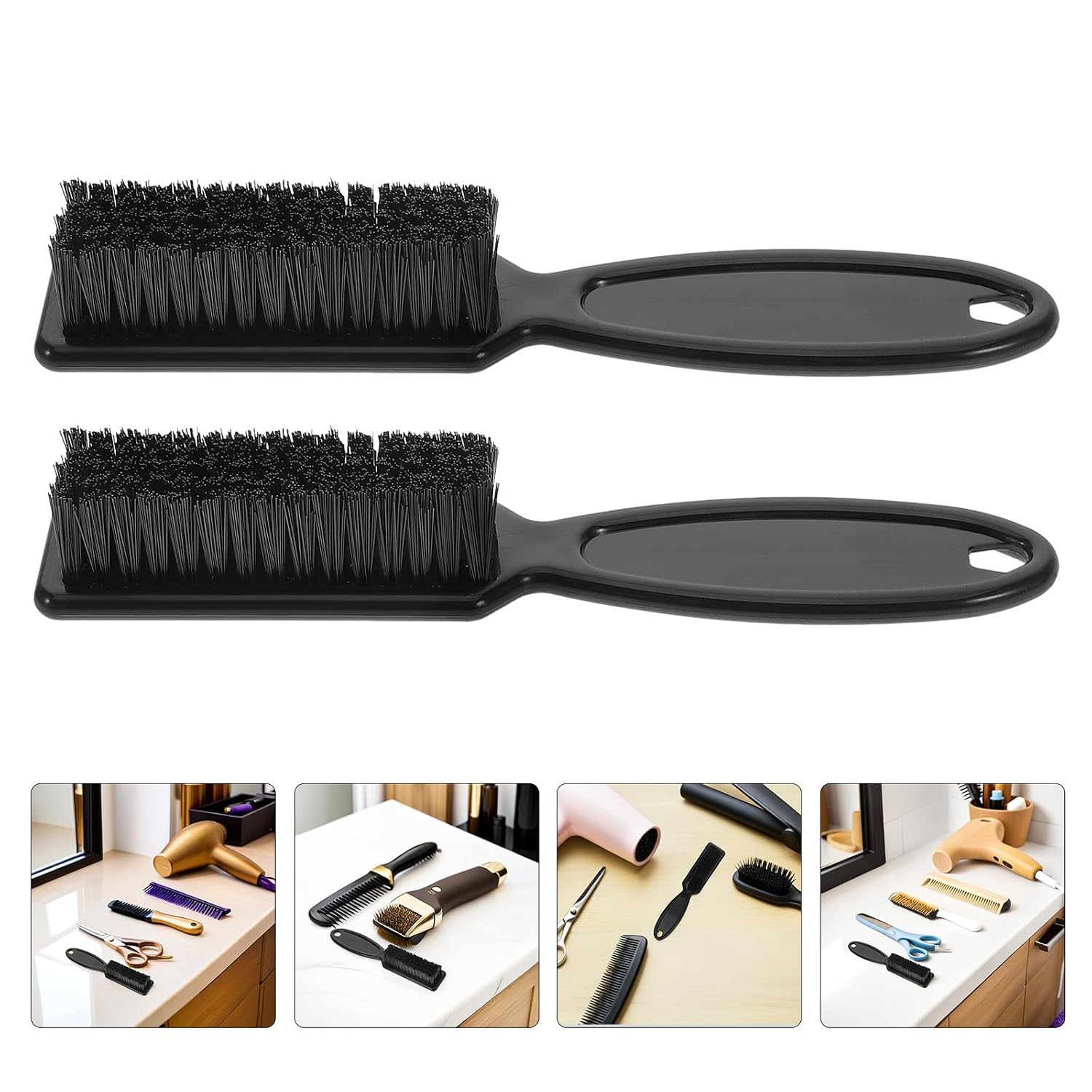 5pcs Beard Brush and Comb Set for Men with Long Handle Plastic Design, Shape Your Style and Prevent Postshave Irritation, for Travel and Home Use, Essential Grooming Tool for Thick