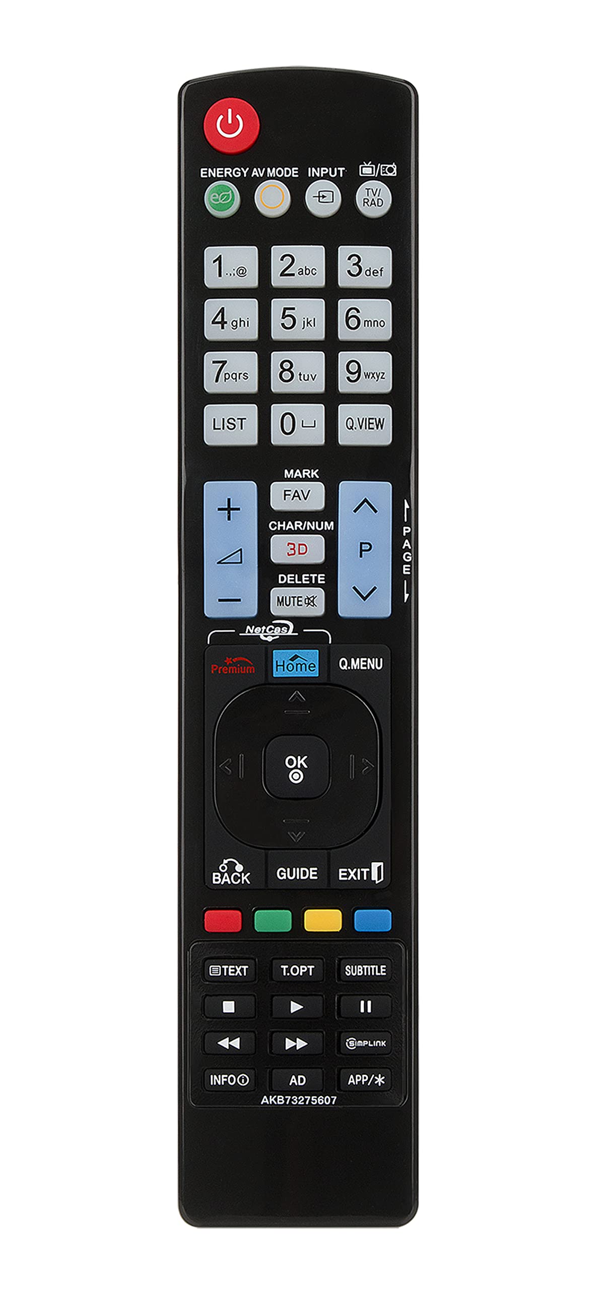 Télécommande Neuve LG 47LV5590 - Compatible 47LV5590-ZC, 47LV5590-ZC.AEUYLJG, 47LV5590ZCAEU | Modèle AKB72914044 | Infrashop