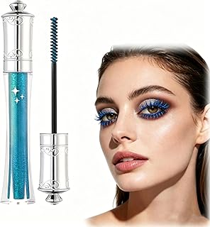 Máscara de pestañas con purpurina 2026, brill...