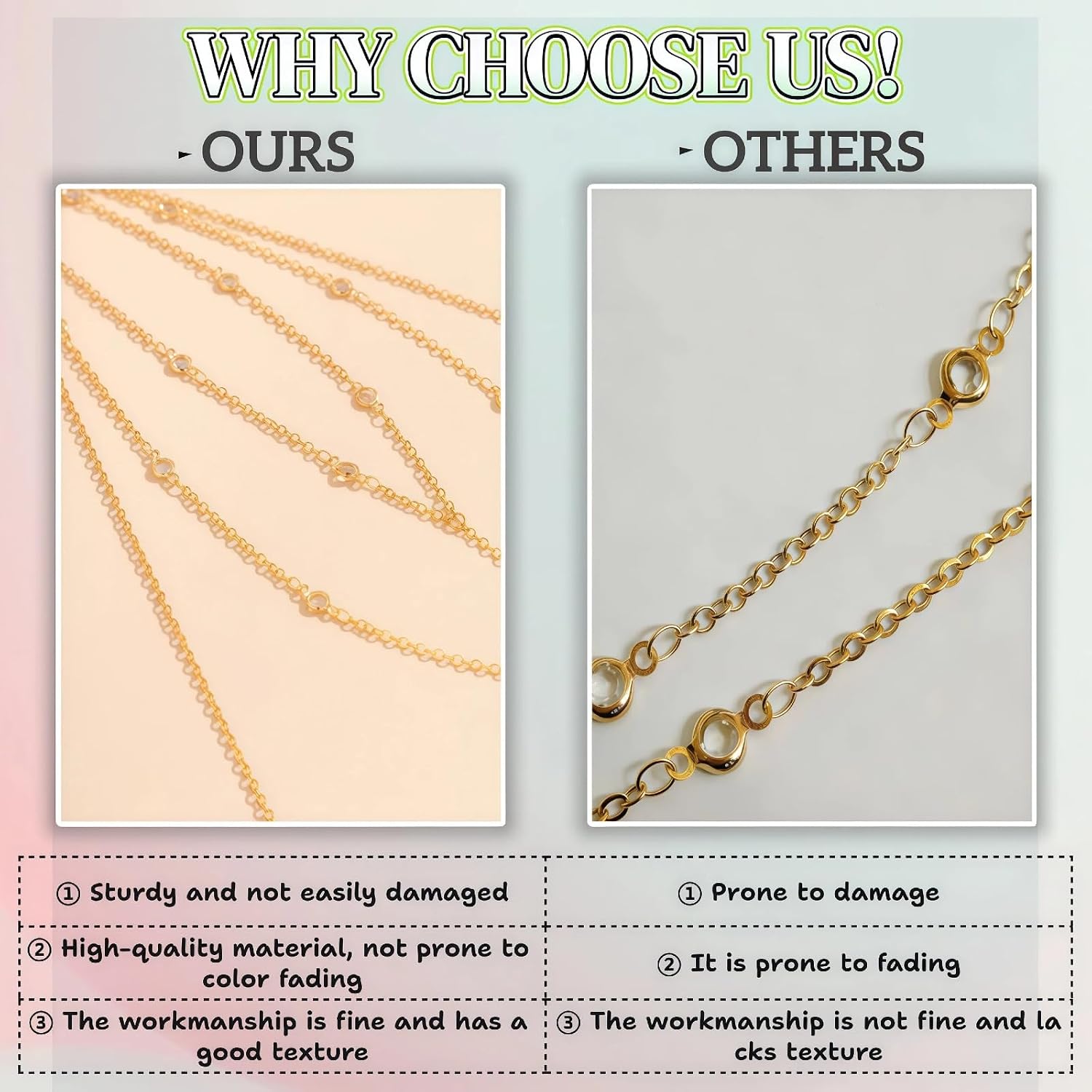 Layered Cross-Linked Women's Body Chain - Bikini Body Jewelry, Fashionable Summer Beach Style, Vacation and Travel Accessories