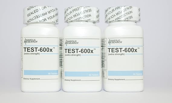 Test-600x - Testosterone Support & Muscle Growth Formula - 180 Tablets - 3 Month Supply