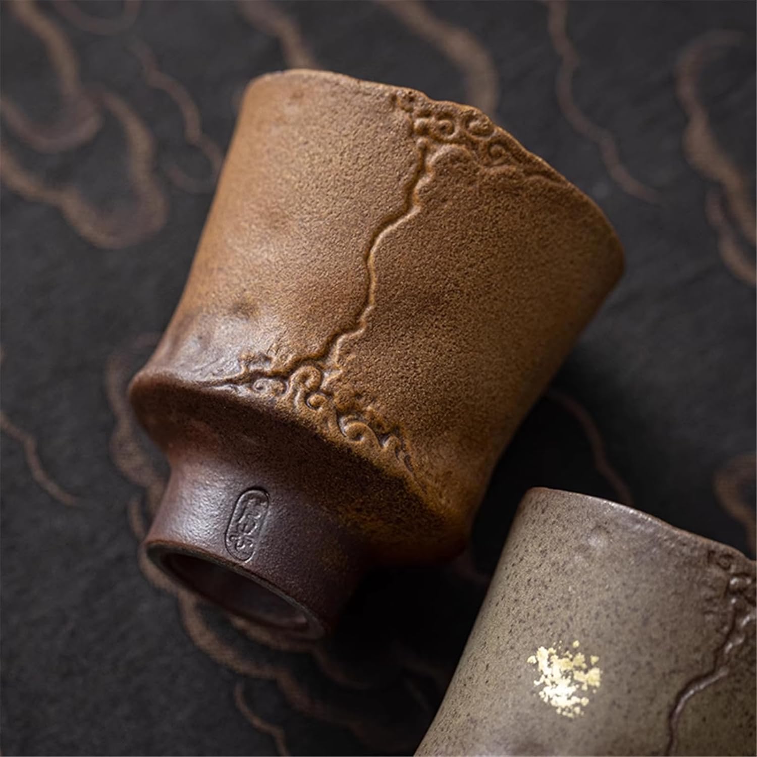 Rock Mud Fairness Cup with Handle, Ceramic Tea Sea, Tea Pouring Pot for Kung Fu Tea-style2