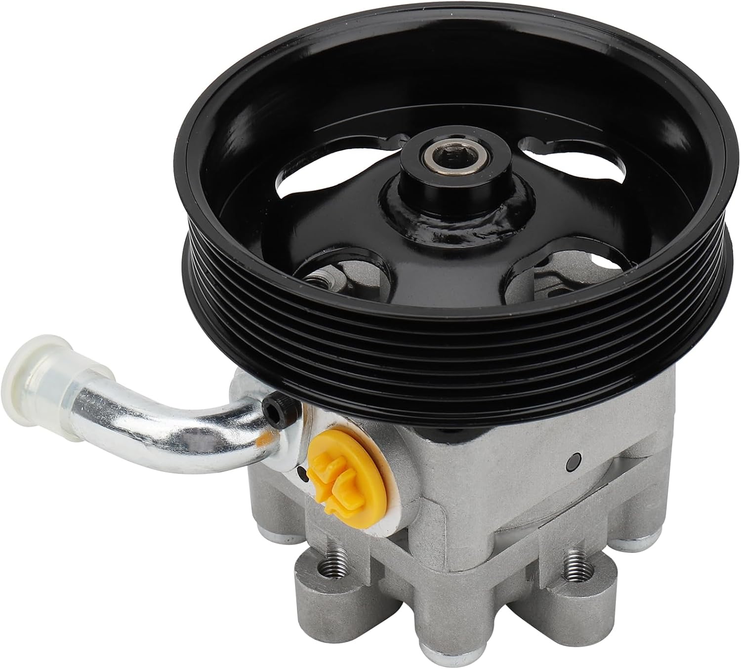 V6 3.5L Power Steering Pump with Pulley Compatible with Nissan Altima 2007-2012, Maxima Murano 2009-2014#21-5485