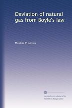 Deviation of natural gas from Boyle's law
