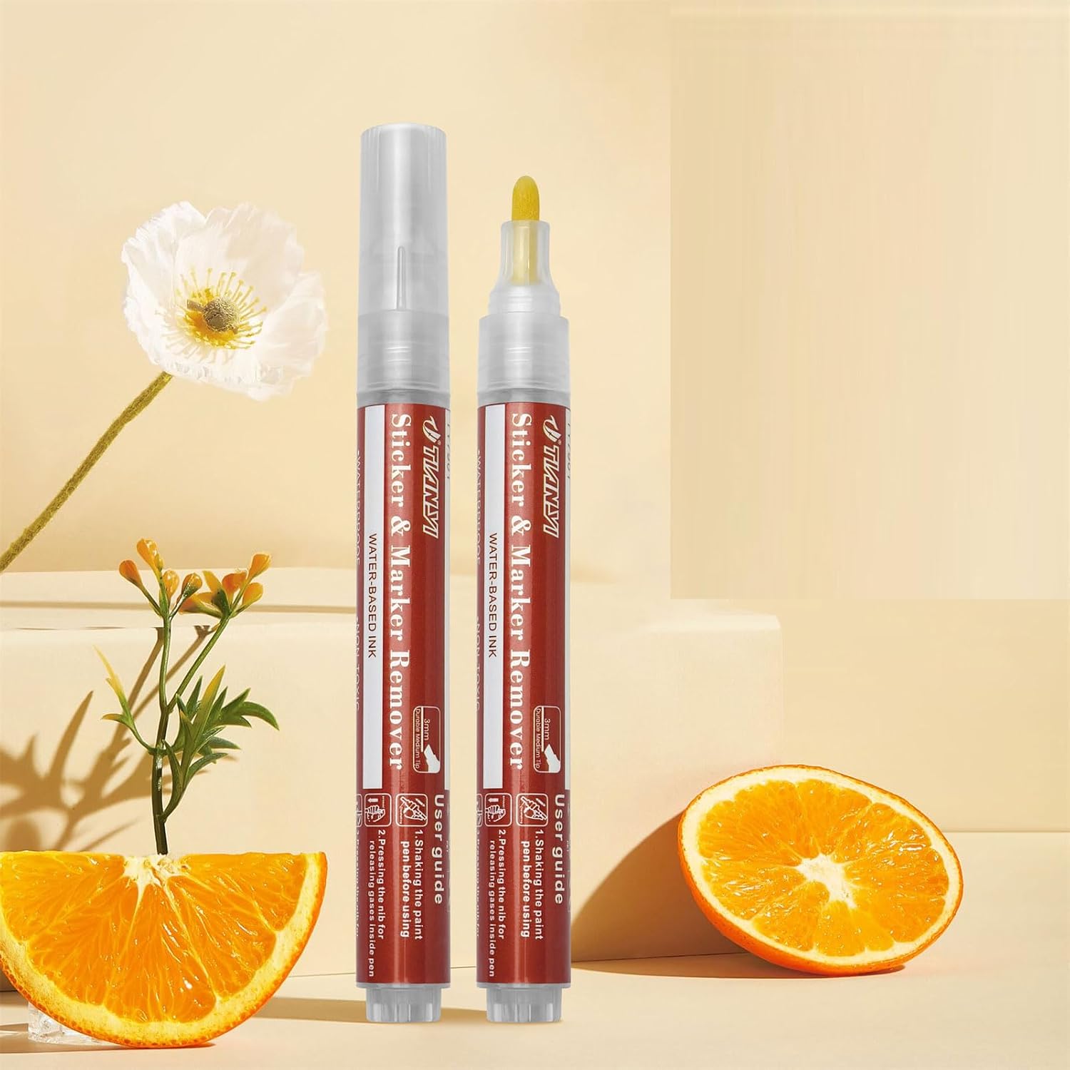 Adhesive Remover Pen Sticker Remover Label Strong Adhesive Removal Without Residues for Sticker Tape for for Car Wall