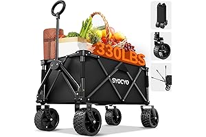 Beach Rolling Cart Wheels Conquer Sand Effortlessly