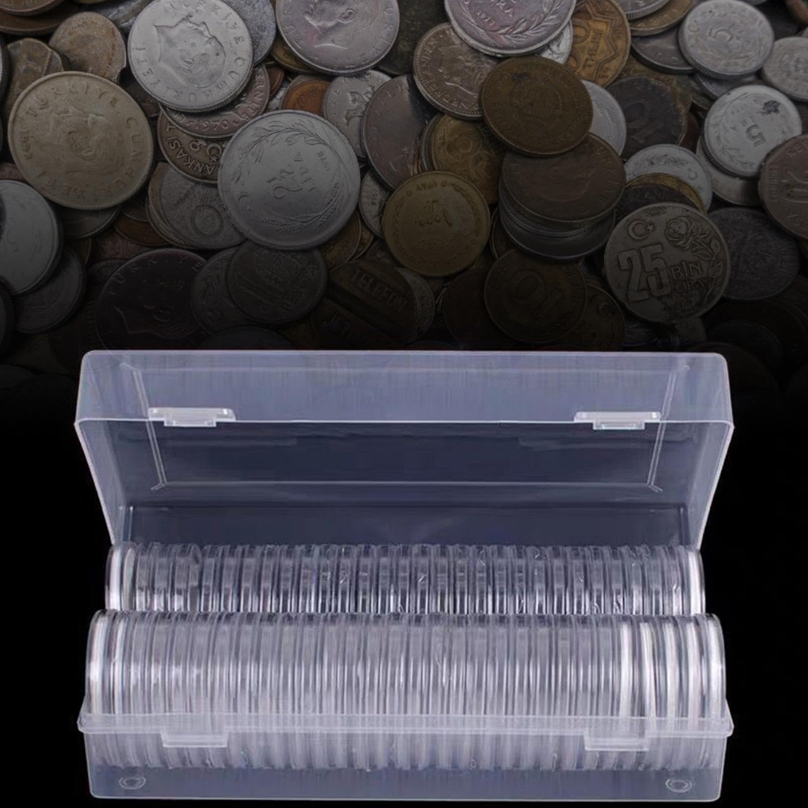 プラスチックコイン収納ボックス コインボックス 3個 スラブコインホルダー20個対応 ブルーコインコレクションボックス コイン収納ケース コイントレー  Amazon | コイン収納ボックス - 16 20 25 27 30 38 46mm コイン収納ボックスに適した 40 個 - シルバー ダラー  コイン ...