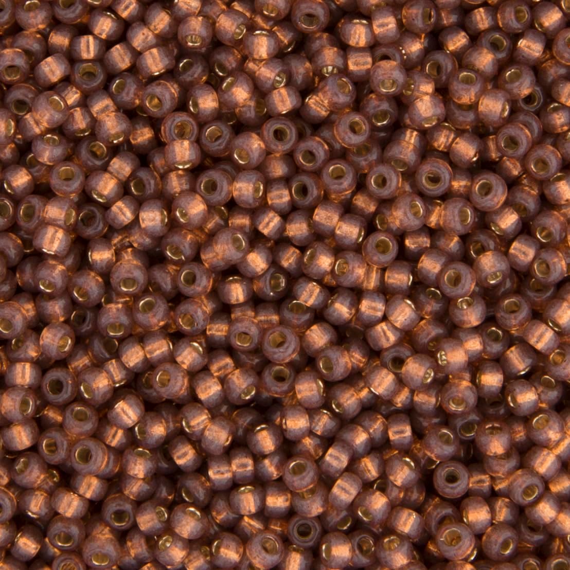 Miyuki Japanese Glass Seed Beads 22gms 11/0 in Metallic Bronze Opaque