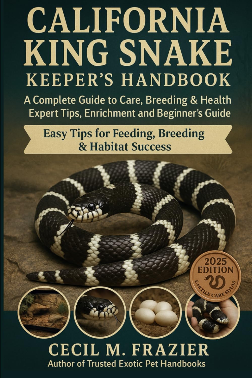 CALIFORNIA KING SNAKE KEEPER’S HANDBOOK: A Complete Guide to Care, Breeding, expert tips, health, Enrichment and beginners guide