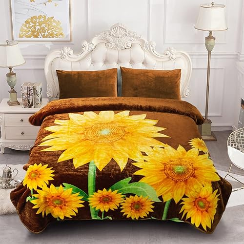 Miniatura 2 de JYK Manta de forro polar de felpa, tamaño Queen, 91 x 75 pulgadas, 1 capa, 3.7 libras, suave, de visón coreano, cálida, ligera, para otoño e