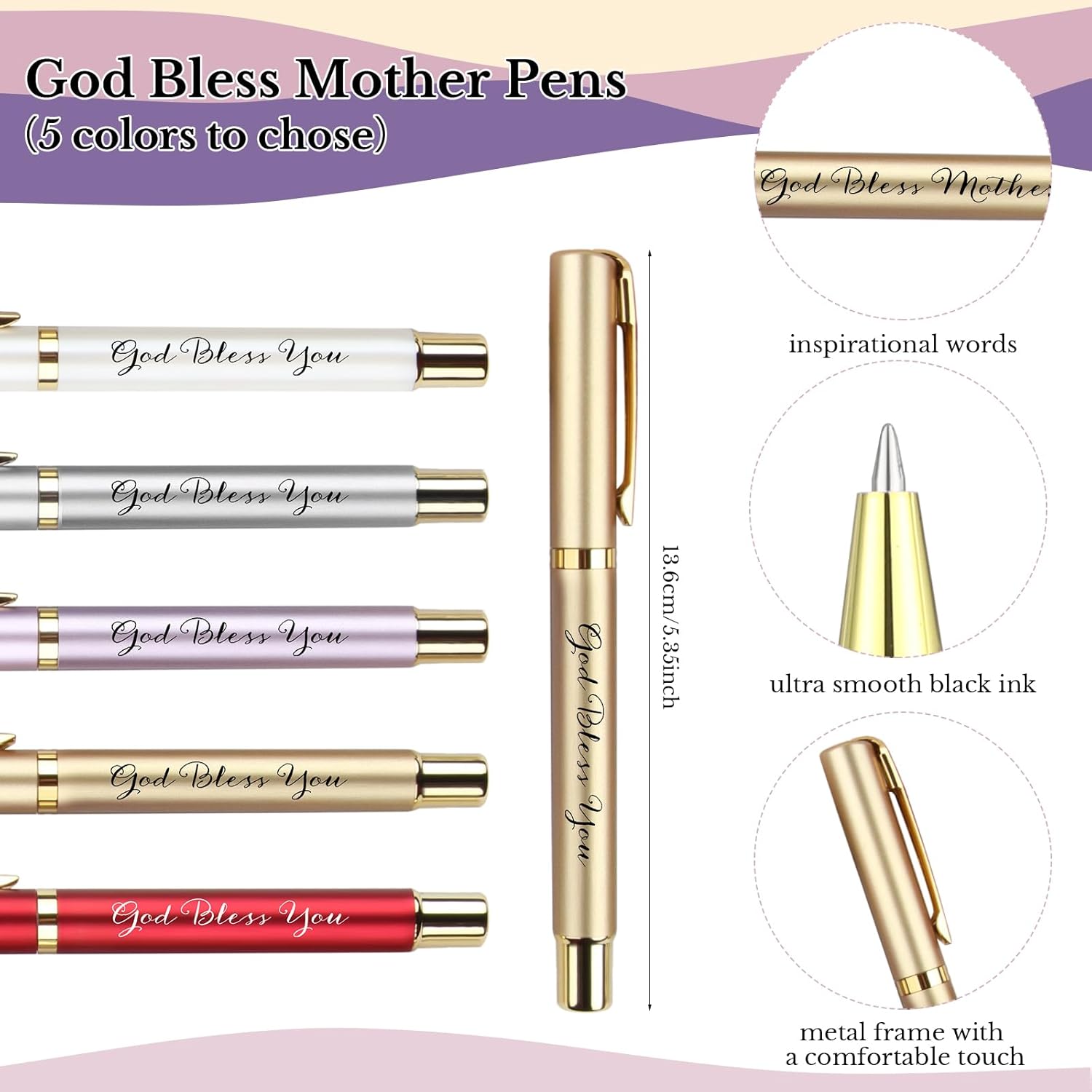 80 Pcs/40 Sets Christian Gifts for Women - 40 Mini Bible Verse Notebooks 40 God Bless You Pens, Mothers Day Church Welcome Gifts Bulk Inspirational Christian Notebook Religious Ballpoint Pen Gift