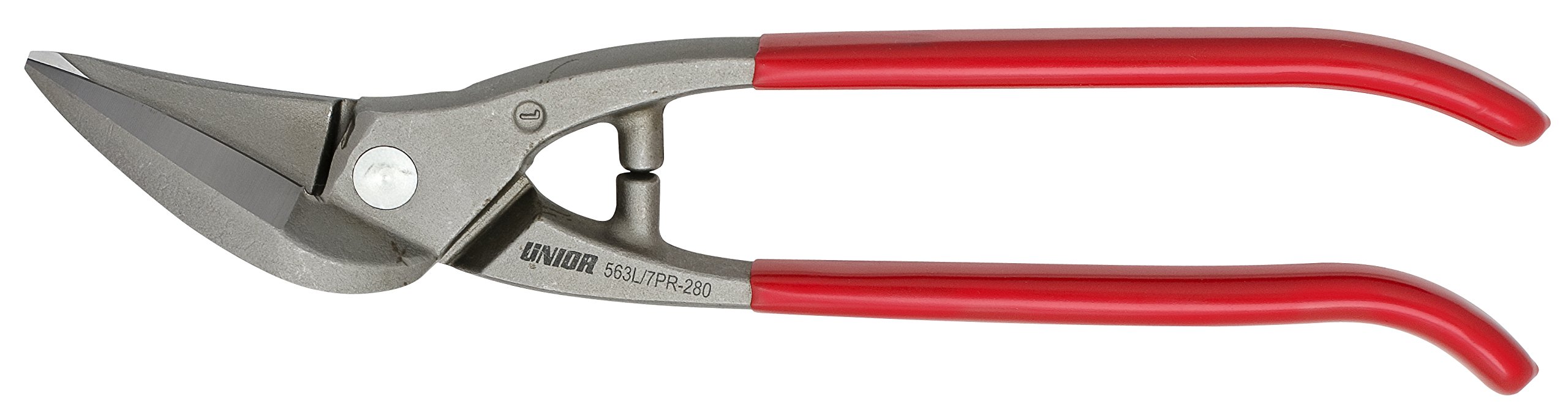 Unior 563L/7PR 615038 Universal Tin Snips 280L mm Black 280mm, 280 mm