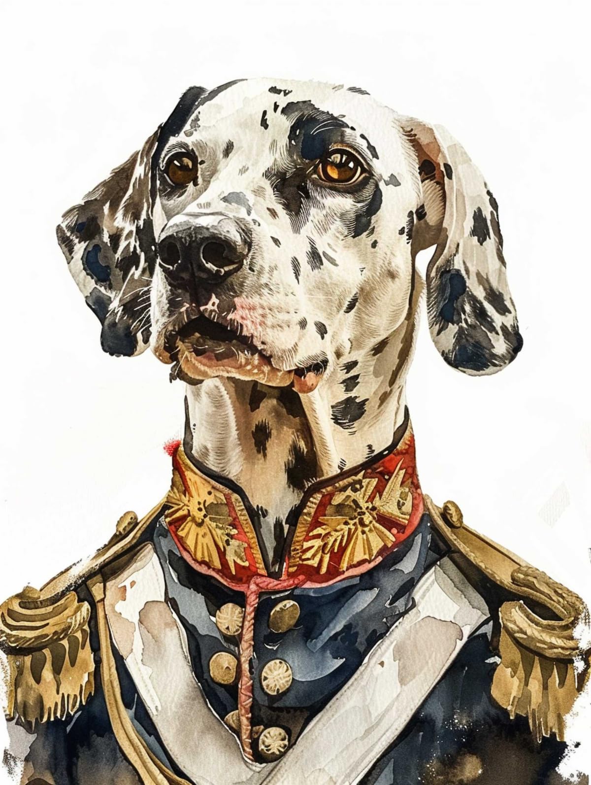 RKFLGEW 14CT Pre Printed Cross Stitch Kits Dalmatian Embroidery Kit Animal Oil Painting Counted Fabric Cross Stitching DIY Art Needlecrafts Embroidery Kits 50x70cm