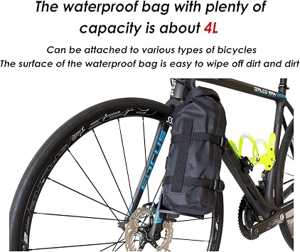 GORIX Bike Multipurpose Cage + Waterproof Bag Set Bottlecage Frontfork Large Cage(Global Edition) (GORICAGE)