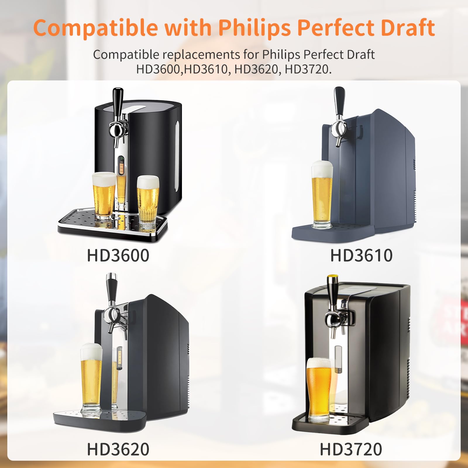 Joint Torique Silicone Pour Perfect Draft - 31,34 × 3,53 Mm - Lot De 2 - Compatible Philips