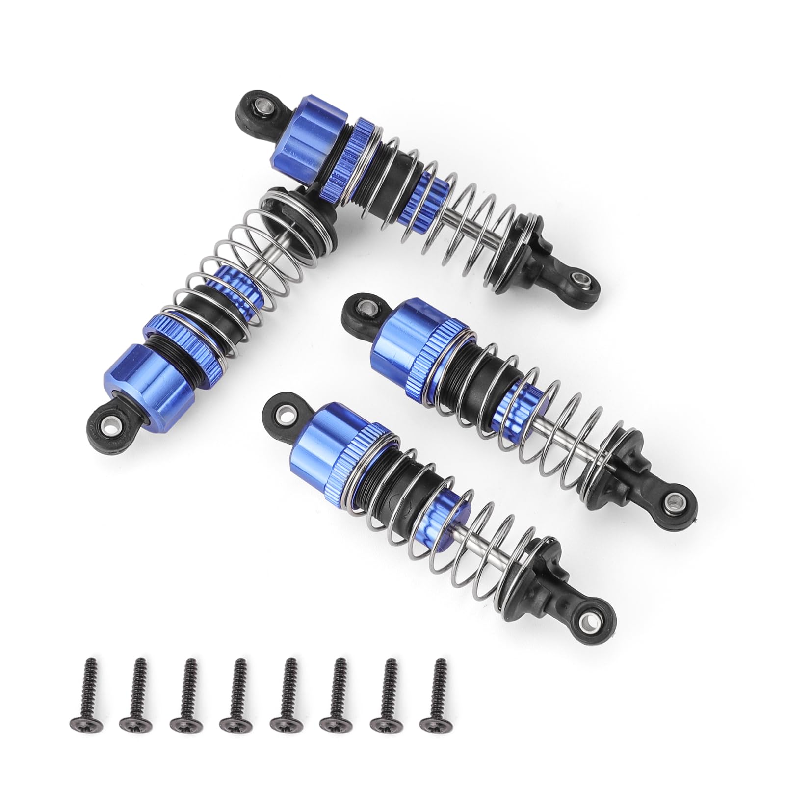 HAIBOXING Amortiguadores RC 1/14 con tapa de aluminio, 4 piezas RC para coches RC HBX2105- Duel M22060+M22061