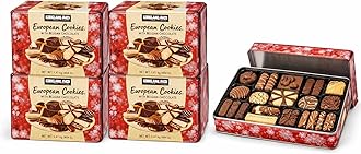 European Cookies LIMITED EDITITON Kirkland Signature with Belgian Chocolate, 49.4 Ounce, 4 Pack