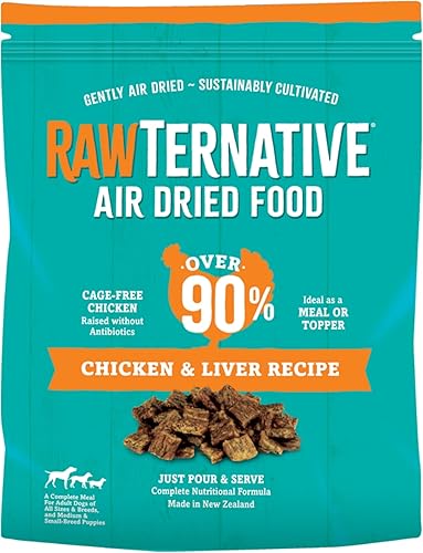 Miniatura 9 de RawTernative - Alimento para perros secado al aire, alto en proteínas, más del 90% carne de res real y órganos de res + mejillones verdes de Nueva
