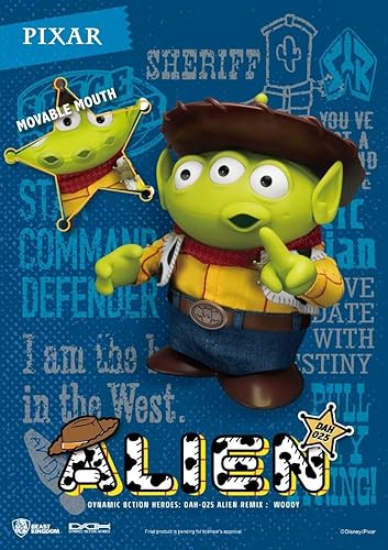 Miniatura 9 de Beast Kingdom Toy Story Alien Remix Woody DAH-025 Dynamic 8ction Heroes figura de acción, multicolor