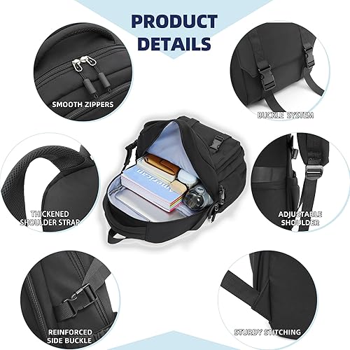 Miniatura 4 de Caoroky knight Mochila de viaje para laptop para mujeres y niñas, mochila escolar, mochila universitaria, bolsas grandes para adolescentes,