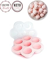 Vista 6 de Moldes de postre de bomba de grasa Keto y bandeja de recetas con golosinas bajas en carbohidratos y altas en grasa fáciles y simples