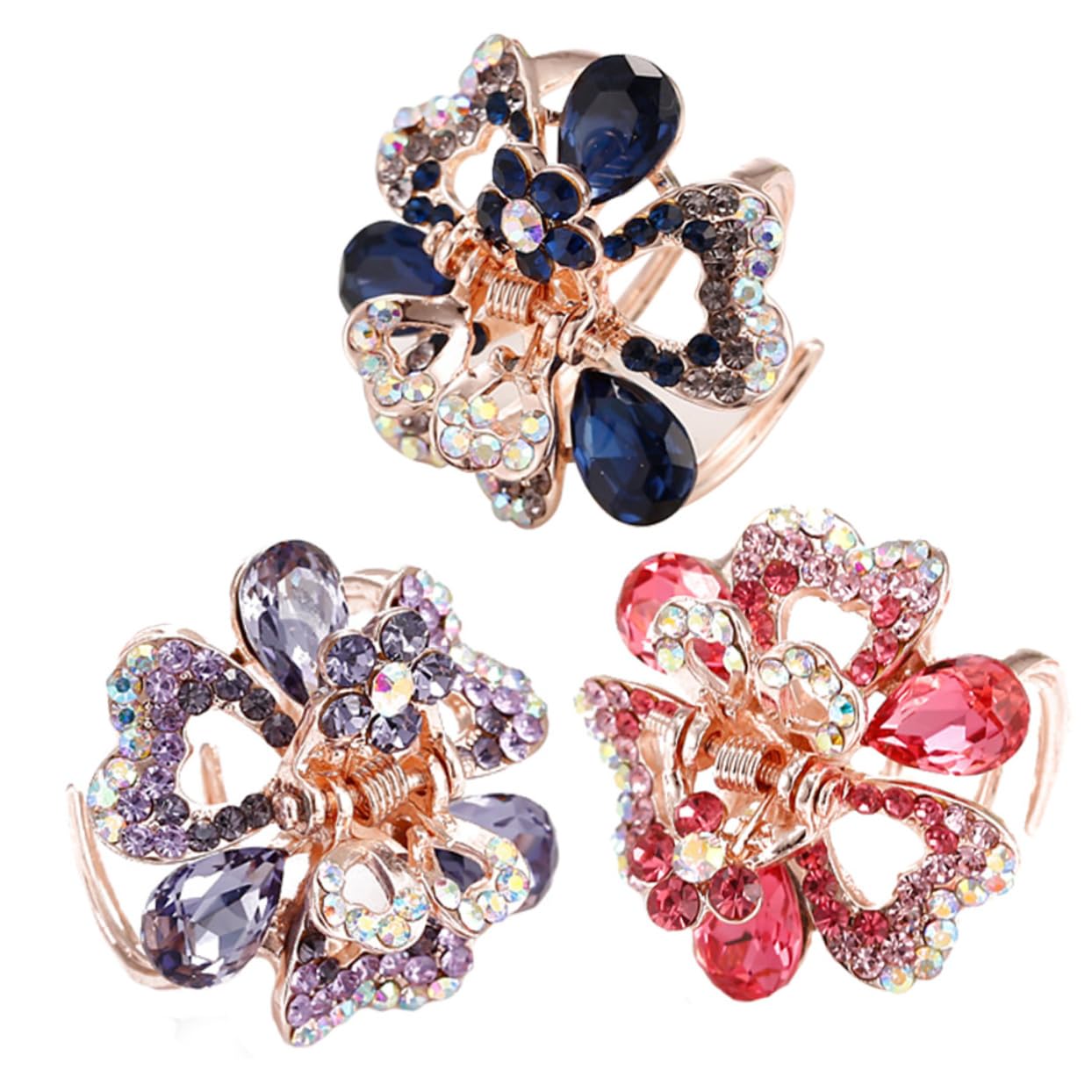 8stücke Teiliges Haarklammern Für Damen Haarschmuck Blau Und Dunkelblau Für Partys Schule Und Alltag Design Für Looks