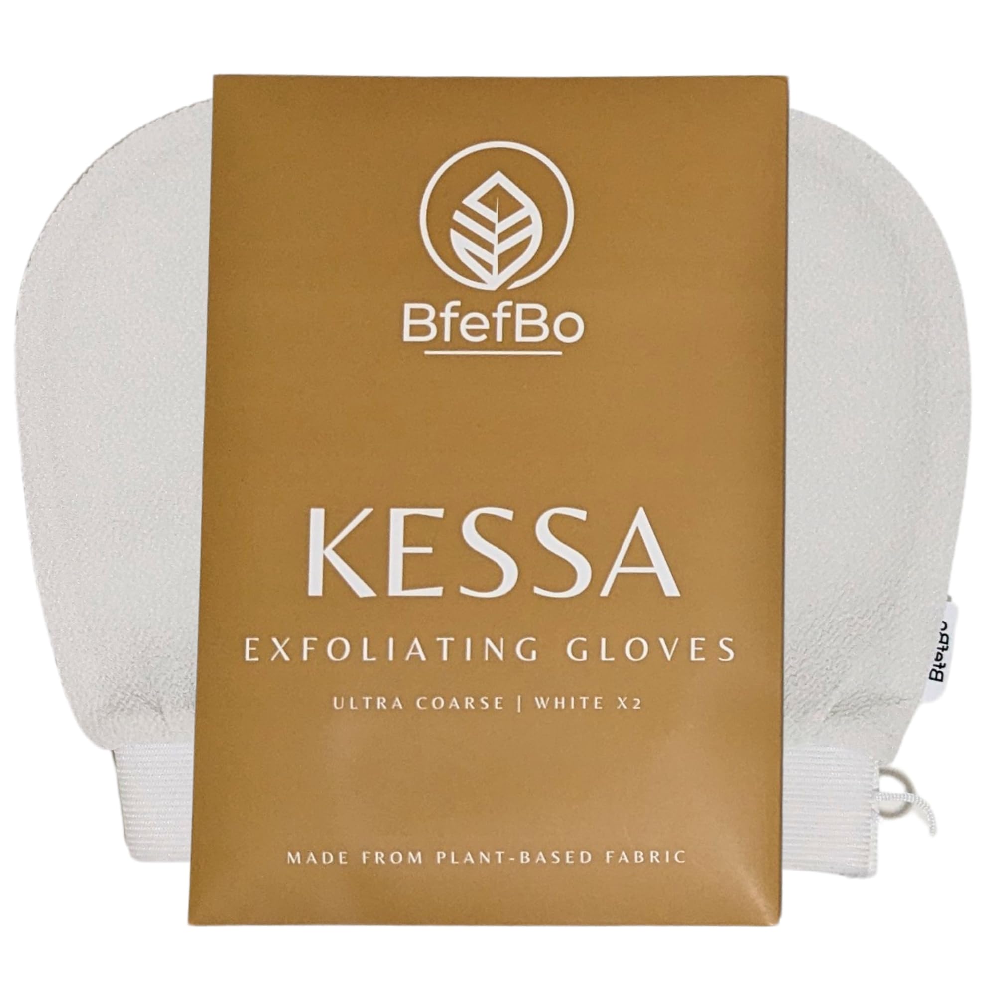 Exfoliating glove, white, kessa mitt, natural shower loofah, exfoliating body scrub, tan removal, plant based